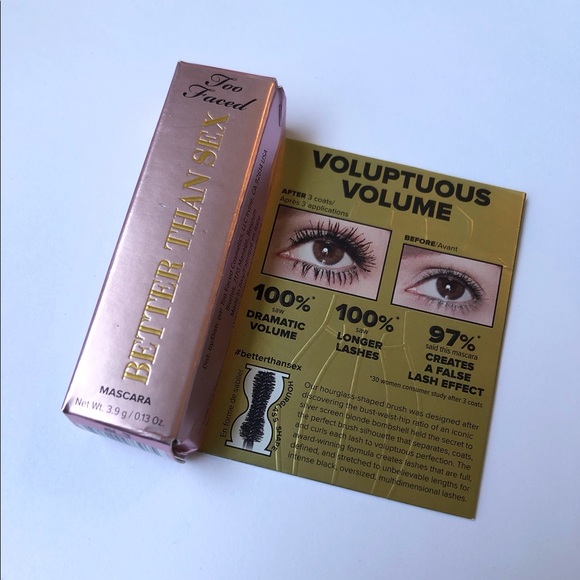 🦂SOLD🦂 Too Faced Better Than Sex Mascara Travel - Picture 2 of 4